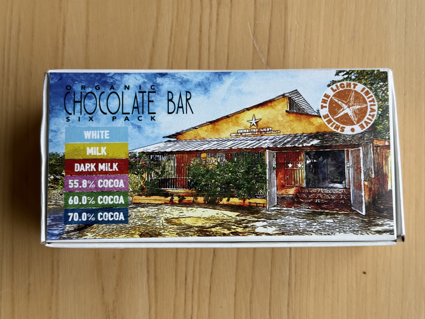 Organic Chocolate Bars - Box of 6 Bars