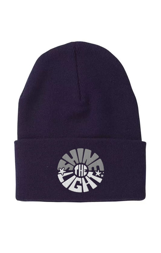 Navy Toque with Embroidered Modern Logo