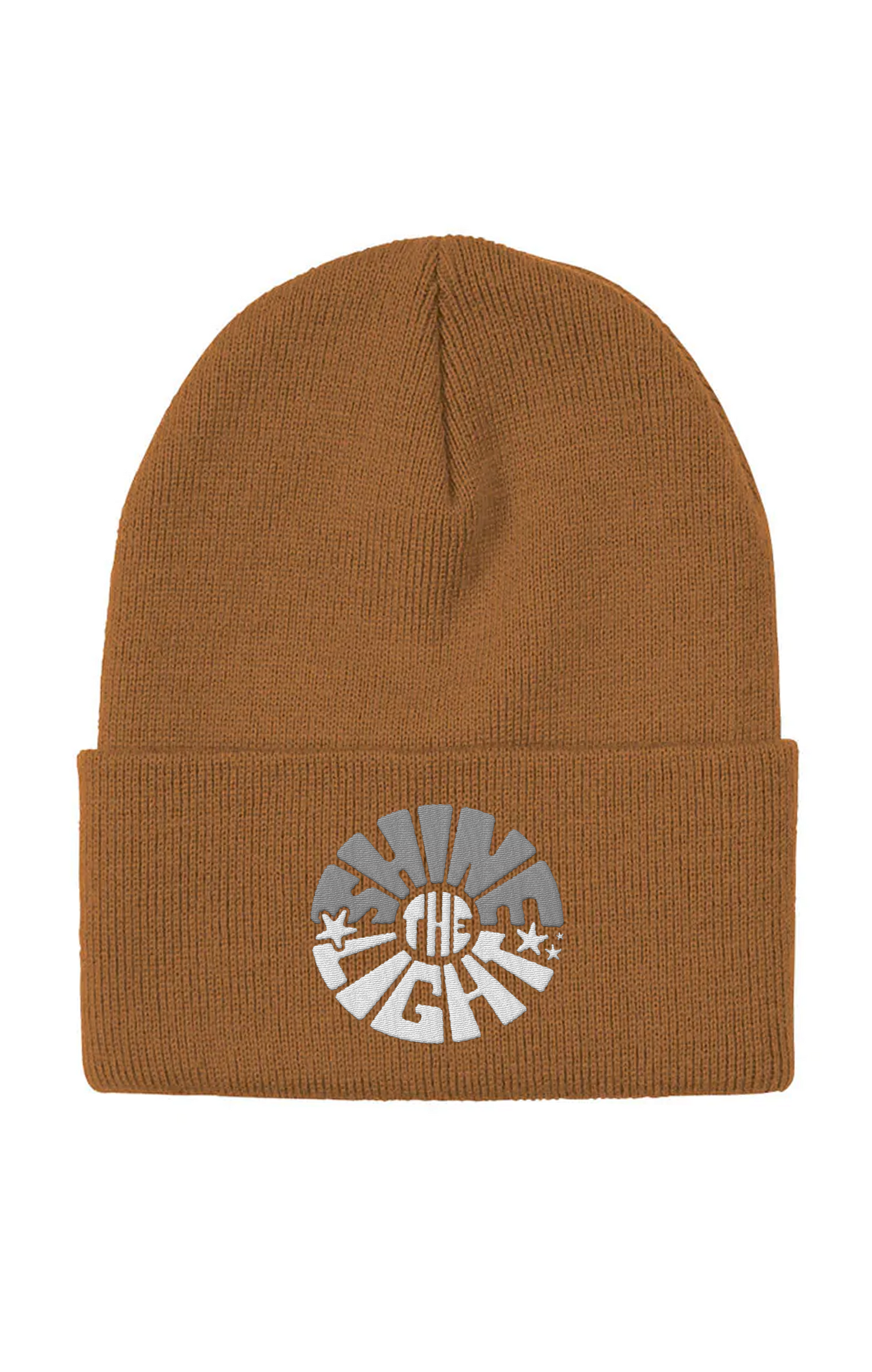 Caramel Toque with Embroidered Modern Logo